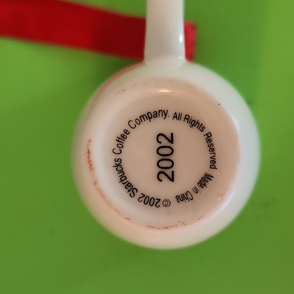 2002 Starbucks Mini Mug Holiday Ornament - Picture 3 of 3